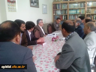 حضور مدیر کل حوزه ارزیابی،نظارت و تضمین کیفیت در مرکز