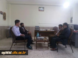 بازدید مسئول شاخه دانشجویی هلال احمر از کانون هلال احمر دانشگاه 2