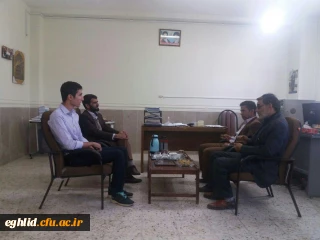 بازدید مسئول شاخه دانشجویی هلال احمر از کانون هلال احمر دانشگاه