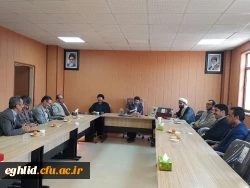 دیدار مسئول محترم نهاد رهبری دانشگاه فرهنگیان فارس از مرکز اقلید 2