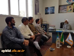 دیدار مسئولین دانشگاه فرهنگیان اقلید با امام جمعه  2