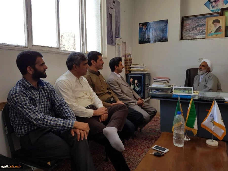دیدار مسئولین دانشگاه فرهنگیان اقلید با امام جمعه  2