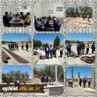 بازدید مسئولین مدیریت اسنانی دانشگاه فرهنگیان از مرکز شهید بهشتی اقلید 2