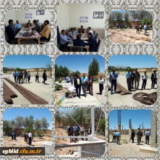 بازدید مسئولین مدیریت استانی دانشگاه فرهنگیان از مرکز شهید بهشتی اقلید