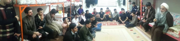 حضور نماینده محترم ولی فقیه و امام جمعه شهر اقلید در سرای دانشجویی دانشگاه فرهنگیان 2