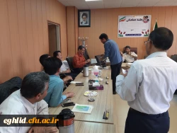 جلسه شورای اداری  دانشگاه فرهنگیان اقلید  3