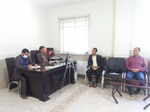 برگزاری جلسه وبینار در مورد مسائل آموزشی با سخنرانی جناب آقای دکتر روشن دل معاونت امور آموزشی 