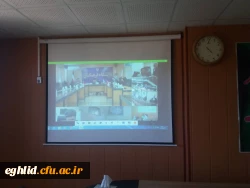 وبینار معاونت آموزشی جهت تبیین نحوه برگزاری امتحانات و امور آموزشی