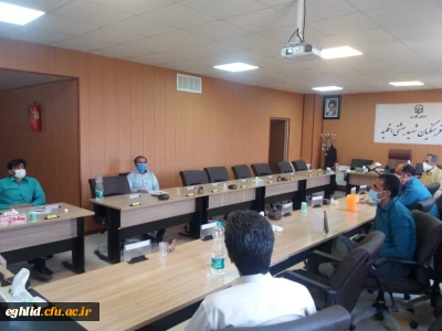 تشکیل وبرگزاری جلسه کارگروه مهمانی و انتقال دانشجویان در مرکز شهید بهشتی اقلید