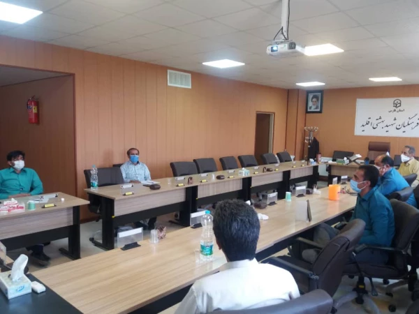 تشکیل وبرگزاری جلسه کارگروه مهمانی و انتقال دانشجویان در مرکز شهید بهشتی اقلید 2