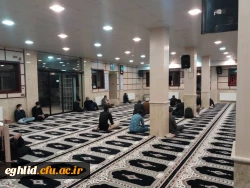 جلسه هیئت رزمندگان شهرستان اقلید با حضور ریاست محترم دانشگاه برای تجلیل از خدام الحسین (ع) 2