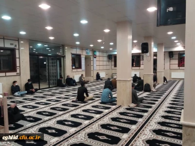 جلسه هیئت رزمندگان شهرستان اقلید با حضور ریاست محترم دانشگاه برای تجلیل از خدام الحسین (ع)