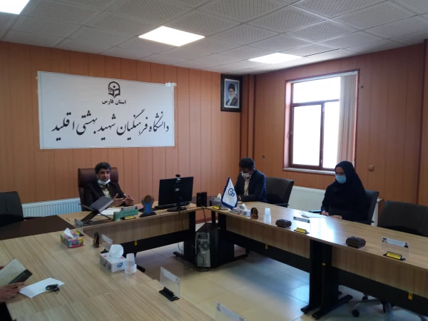 بازدیدکارشناسان حوزه نظارت و ارزیابی استان از دانشگاه فرهنگیان شهید بهشتی اقلید 4