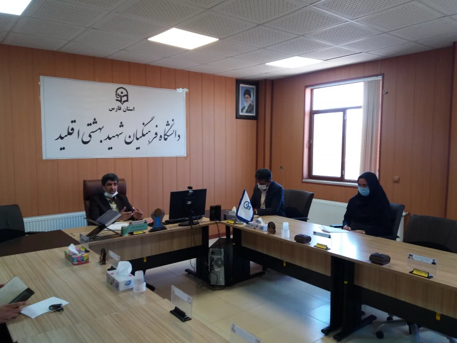 بازدیدکارشناسان حوزه نظارت و ارزیابی استان از دانشگاه فرهنگیان شهید بهشتی اقلید 4