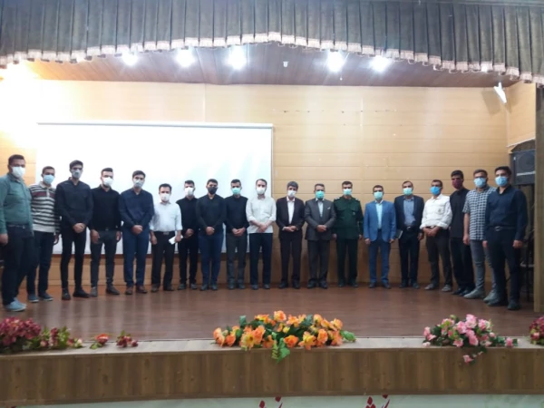 مراسم تکریم و معارفه مسؤلین محترم بسیج دانشجویی دانشگاه فرهنگیان شهید بهشتی اقلید 5