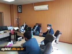 بازدید جناب آقای دکتر انصاری راد و دکتر حیدری از دانشگاه فرهنگیان شهید بهشتی اقلید 3