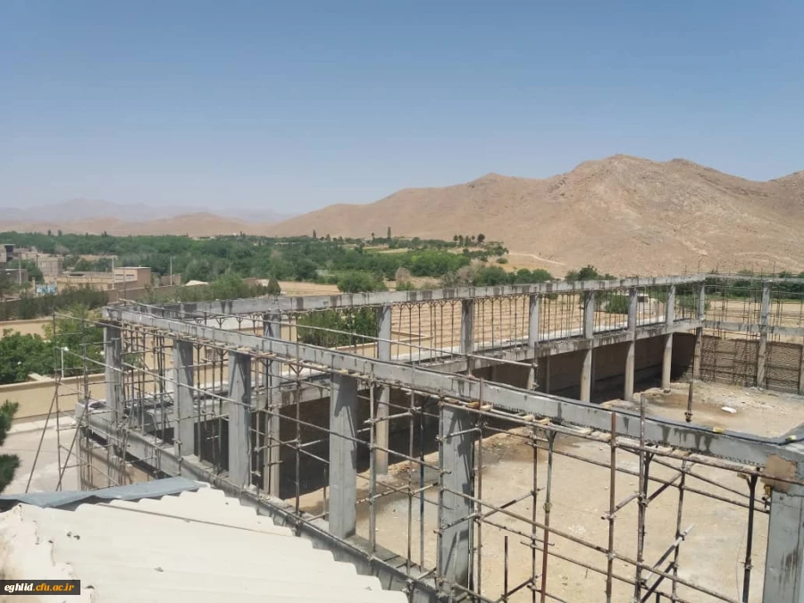 سالن چندمنظوره در حال ساخت