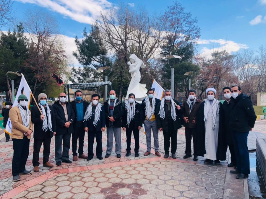 مراسم پیاده روی و بزرگداشت سالروز شهادت شهید حاج قاسم سلیمانی 4