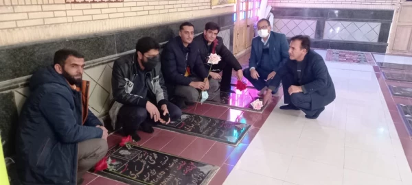 تجدید میثاق کارکنان دانشگاه فرهنگیان شهید بهشتی با شهدا 3