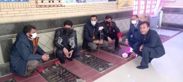 تجدید میثاق کارکنان دانشگاه فرهنگیان شهید بهشتی با شهدا 4