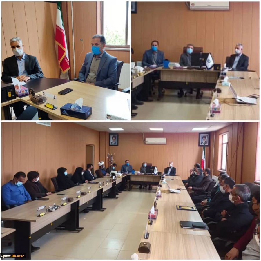 برگزاری جلسه تکریم و معارفه روسای دانشگاه فرهنگیان شهید بهشتی اقلید 2