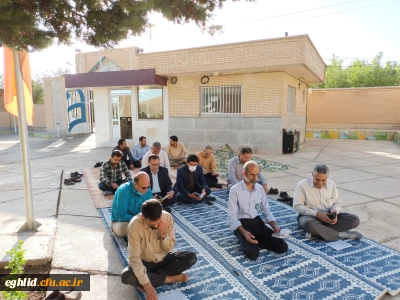 برگزاری دعای عهد و مولودی خوانی