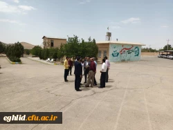 بازدید دکتر زارع شیبانی سرپرست دانشگاه فرهنگیان فارس از مرکز شهید بهشتی اقلید 3