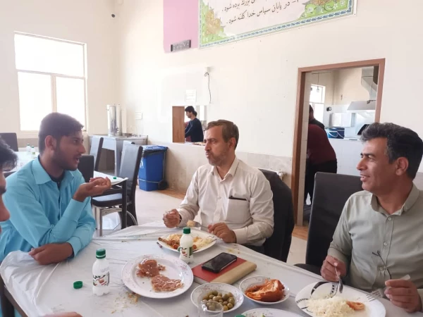 بازدید دکتر زارع شیبانی سرپرست دانشگاه فرهنگیان فارس از مرکز شهید بهشتی اقلید 6