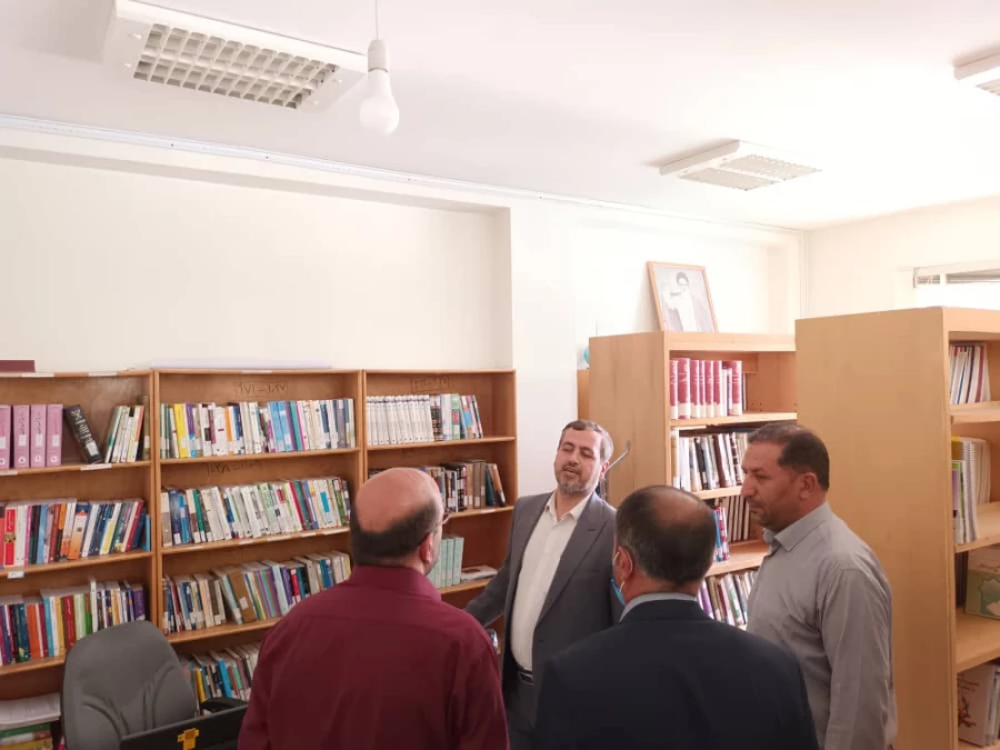 بازدید دکتر زارع شیبانی سرپرست دانشگاه فرهنگیان فارس از مرکز شهید بهشتی اقلید 11