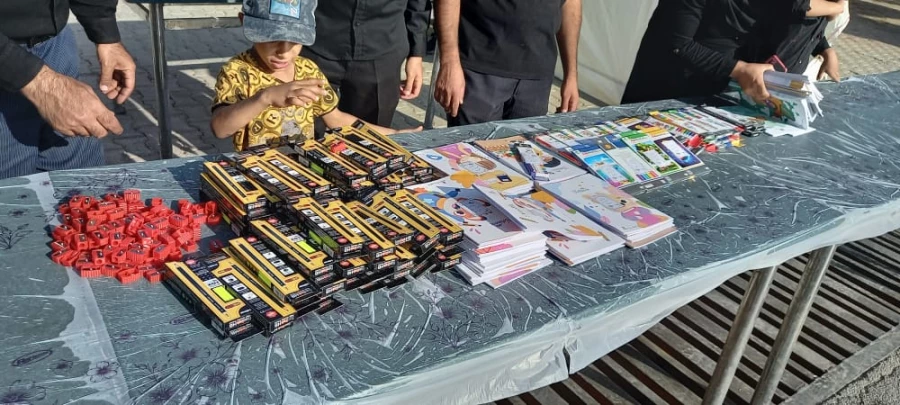 برپایی موکب در راستای اجرای شیوه نامه پویش سفیران حسینی در مسیر جاماندگان اربعین حسینی 4