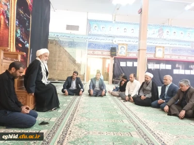 دیدار دانشگاه های شهرستان  با امام جمعه به مناسبت هفته دفاع مقدس