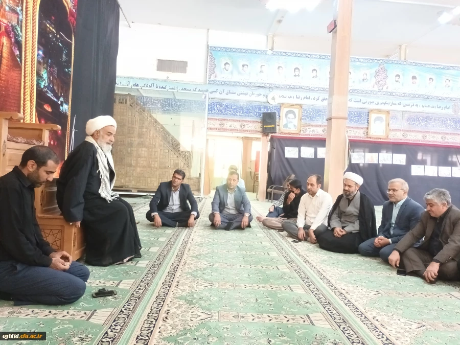 دیدار دانشگاه های شهرستان  با امام جمعه به مناسبت هفته دفاع مقدس 2