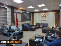 دیدار نماینده محترم شهرستان اقلید با دکتر زارع شیبانی مدیر امور پردیس های استان فارس 3