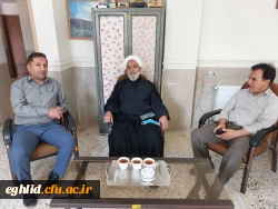 حضور حاج آقا طالبی امام جمعه محترم شهرستان اقلید در دانشگاه فرهنگیان شهید بهشتی 2