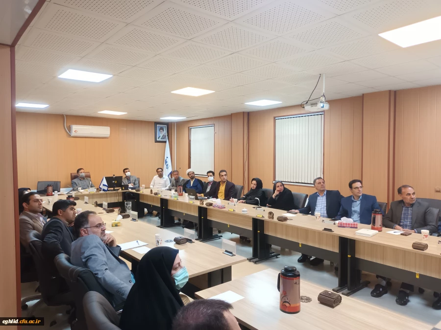 جلسه توجیهی با استادان در ترم جدید 2