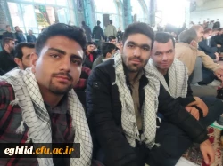 حضور جمعی از کارکنان و دانشجویان مرکز شهید بهشتی در اجتماع بزرگ بسیجیان شهرستان اقلید  3