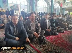 حضور جمعی از کارکنان و دانشجویان مرکز شهید بهشتی در اجتماع بزرگ بسیجیان شهرستان اقلید  4