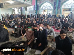 حضور جمعی از کارکنان و دانشجویان مرکز شهید بهشتی در اجتماع بزرگ بسیجیان شهرستان اقلید  5