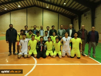 مسابقات فوتسال دانشجویی به مناسبت هفته تربیت بدنی 