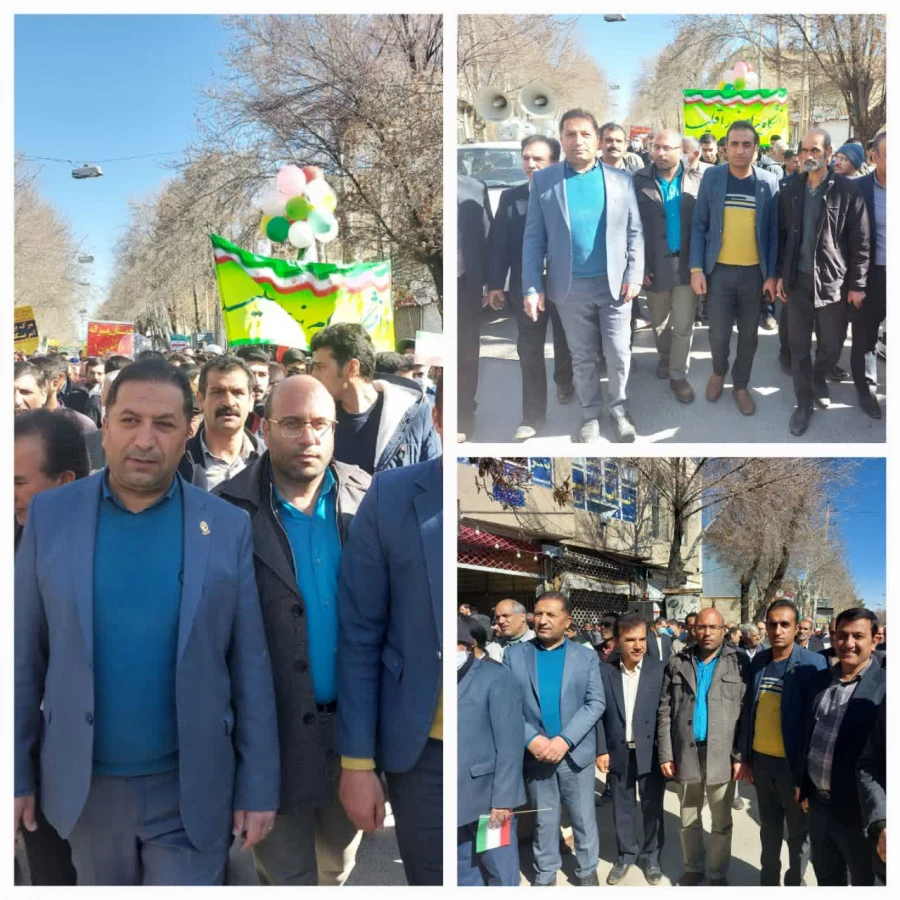 حضور کارکنان دانشگاه فرهنگیان شهید بهشتی اقلید در راهپیمایی یوم الله ۲۲ بهمن  3