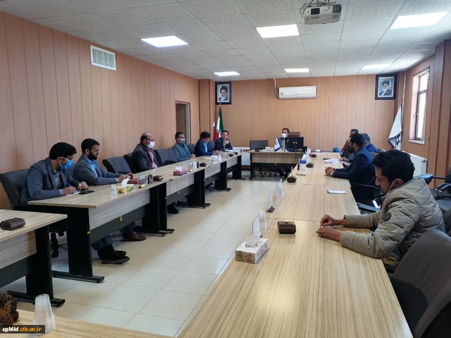 اولین جلسه ی شورای اداری کارکنان دانشگاه فرهنگیان واحد شهید بهشتی اقلید در سال 1402 برگزار شد  2