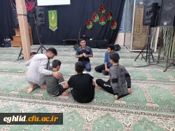 حضور دانشجومعلمان مرکز شهید بهشتی اقلید در اعتکاف دانش آموزی مسجد جامع شهرستان اقلید 4