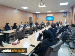 نشست جناب آقای دکتر وحیدی معاونت محترم هماهنگی دانشگاه فرهنگیان استان فارس با استادان مرکز شهید بهشتی اقلید 4