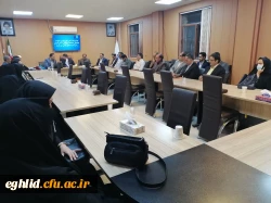 نشست جناب آقای دکتر وحیدی معاونت محترم هماهنگی دانشگاه فرهنگیان استان فارس با استادان مرکز شهید بهشتی اقلید 5