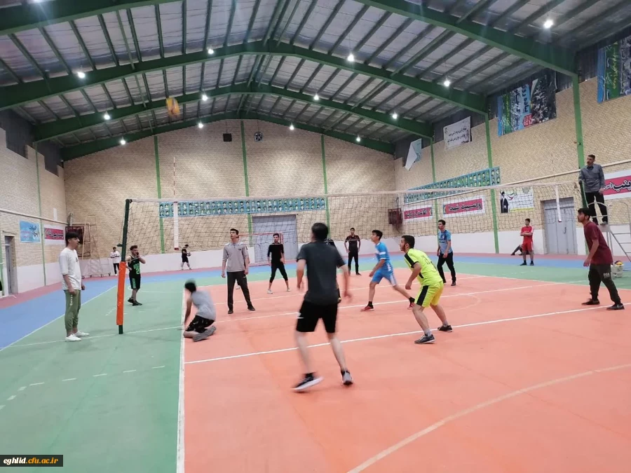 مسابقات دانشجویی رشته والیبال جام رمضان مرکز شهید بهشتی برگزار شد  2