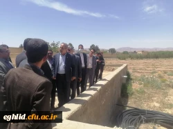 بازدید دکتر خان محمدی معاون وزیر و رئیس سازمان نوسازی، توسعه و تجهیز مدارس کشور از طرح های عمرانی دانشگاه فرهنگیان واحد شهید بهشتی اقلید  2