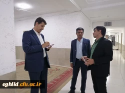 بازدید دکتر احمدی  مدیر کل نظارت و تعالی سازمانی دانشگاه فرهنگیان از مرکز شهید بهشتی اقلید  5