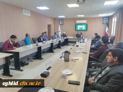 جلسه شورای اداری کارکنان دانشگاه فرهنگیان واحد شهید بهشتی اقلید 4