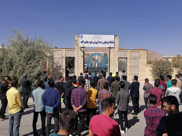 تجمع دانشجویا ، کارکنان و اساتید مرکز شهید بهشتی اقلید در محکومیت جنایات رژیم غاصب صهیونیستی 5