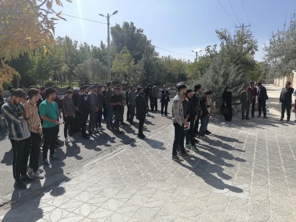 تجمع دانشجویا ، کارکنان و اساتید مرکز شهید بهشتی اقلید در محکومیت جنایات رژیم غاصب صهیونیستی 6